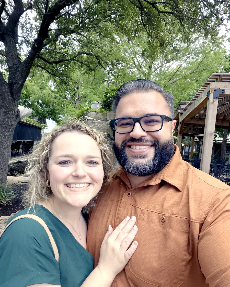 Rique and Jaysea, the family behind Elevate Pressure Washing, in the DFW area